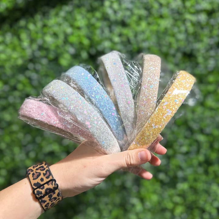 SMR Wholesale - Wholesale Fashion Headband - Women's - Chunky Glitter Headband Collection0
