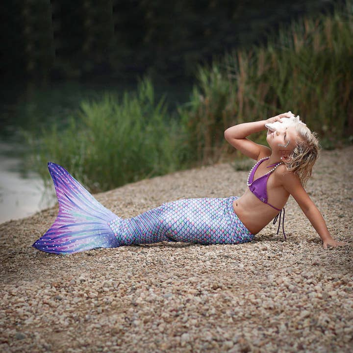 Sun Tail Mermaid - Wholesale Costume - Kids - Aurora Borealis Mermaid Tail Skin clothing for kids, girls, teens, and women