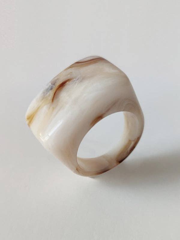 StyleGalX - Wholesale Cocktail/Statement Ring - Original Acrylic 11 Colors Geometric Ring11