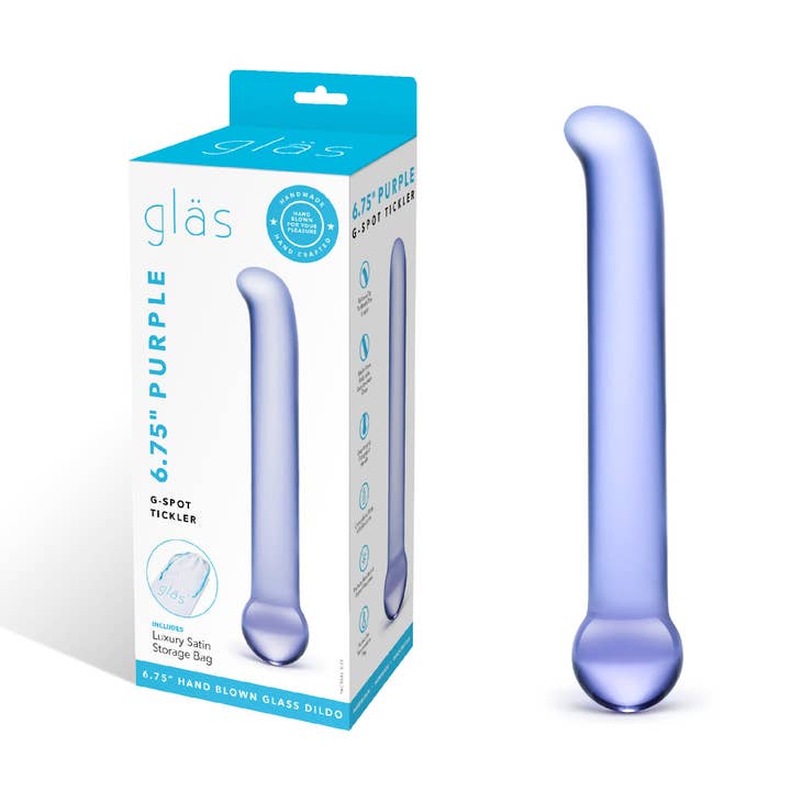 6.75" Purple G-Spot Tickler for wholesale by Lux Fetish Store