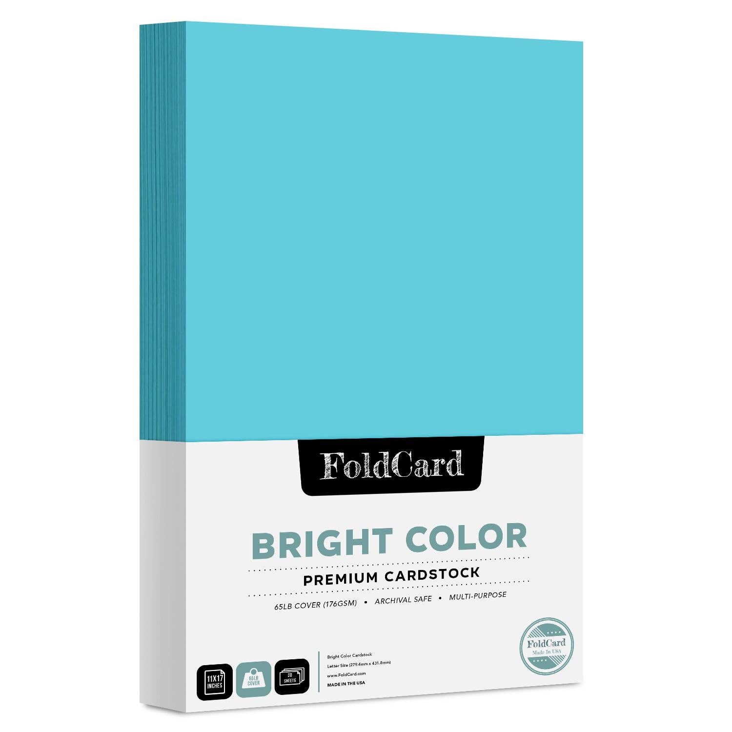 Fine Cardstock - Wholesale Craft Supplies - Premium Quality Bright Color Cardstock: 11 x 17 - 50 Sheets5