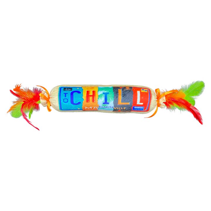 Multipet Margaritaville® License to Chill Cat Kicker 18" for wholesale by Pet Palette Distribution