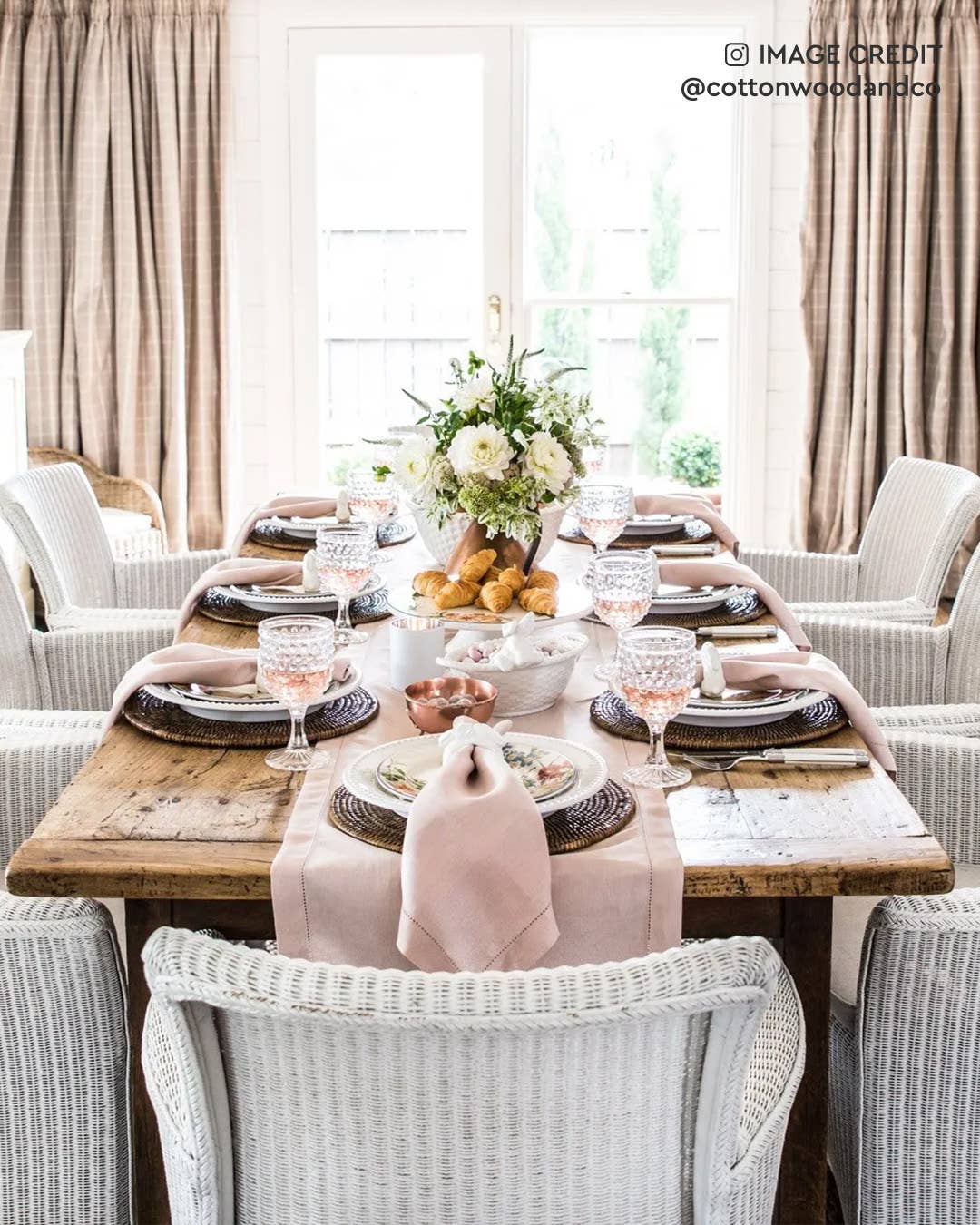 Bali Harvest - Vente Sets de table - Napperon rond en rotin (brun foncé) - Chargeur en paille tressée4