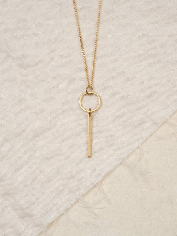 MALA NECKLACE//brass, jewelry, necklace, fair, gold for wholesale by BRASSCAKE Jewelry