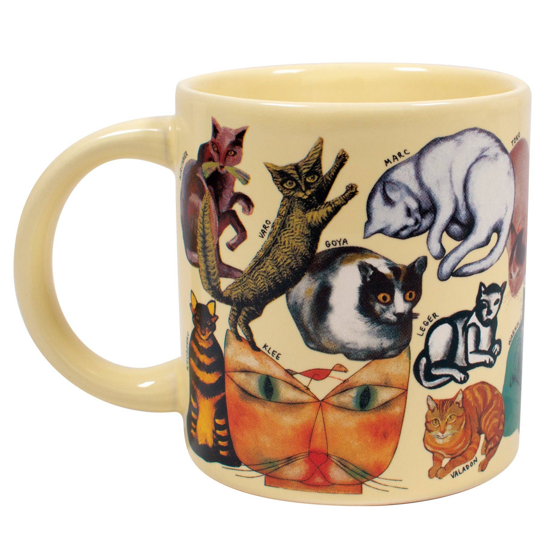Unemployed Philosophers Guild - Wholesale Coffee Mug - Cats of Classical Art Coffee Mug1