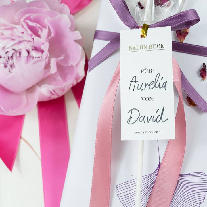 salonbuck - Wholesale Lollipop - flower lollipop “La vie en rose”