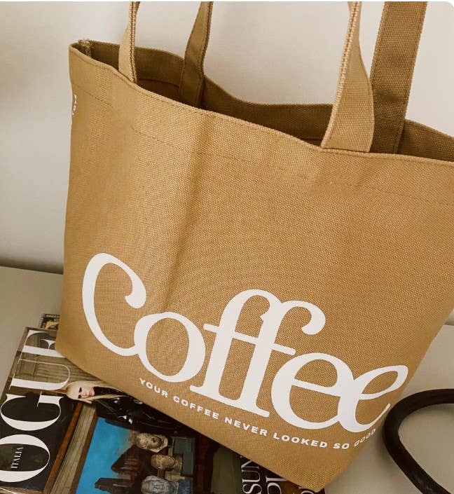 The Coffee Label - Wholesale Tote bag – Women's - Coffee Tote - Latte1