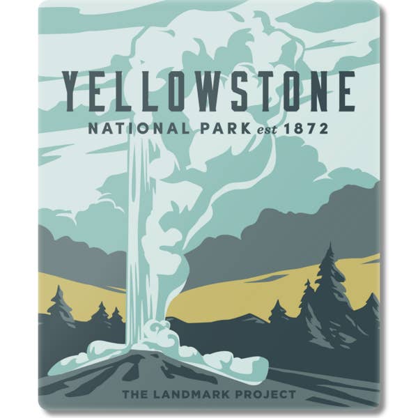 The Landmark Project - Wholesale Magnet - Yellowstone National Park Magnet
