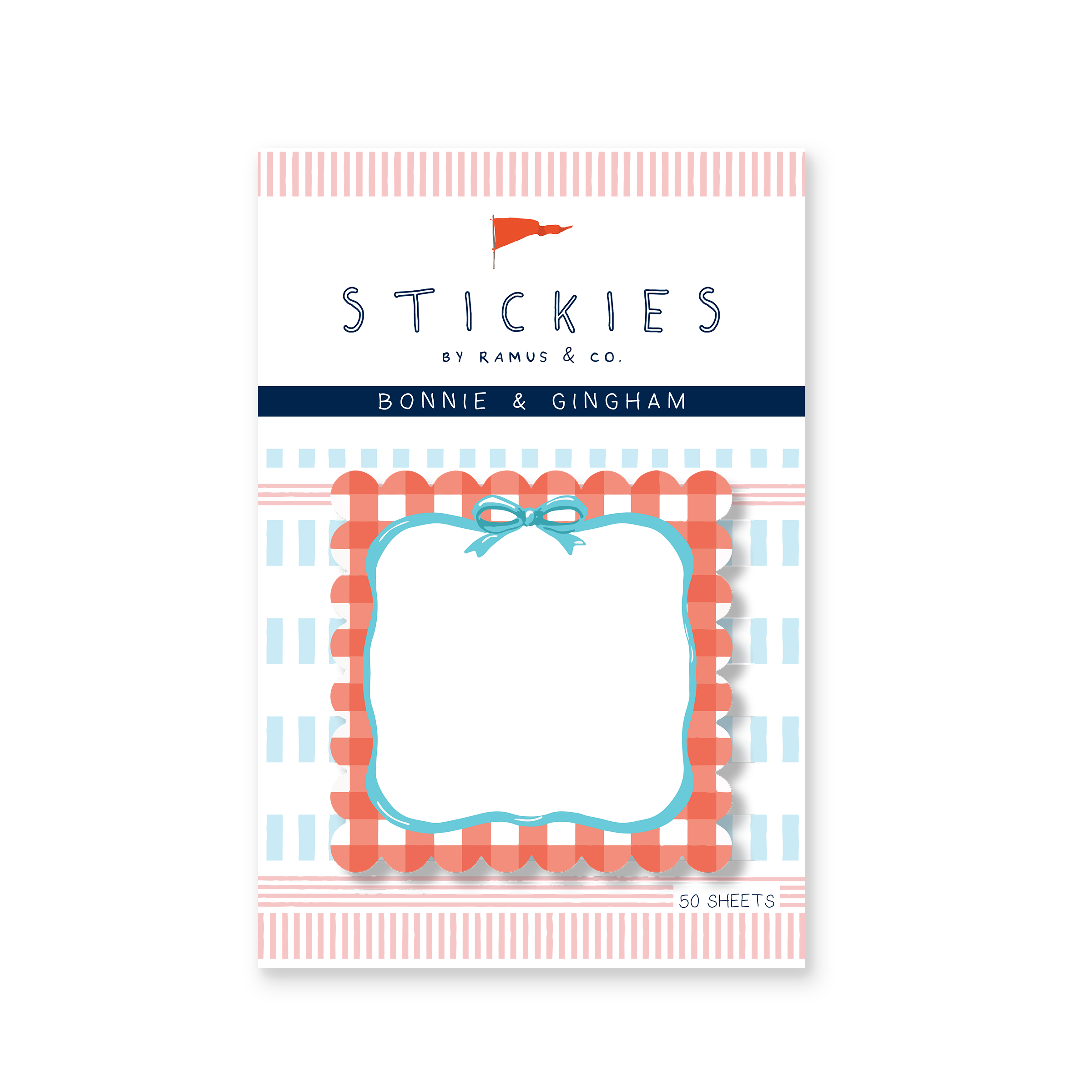 Ramus & Co. - Wholesale Sticky Notes - Bonnie & Gingham Stickies0