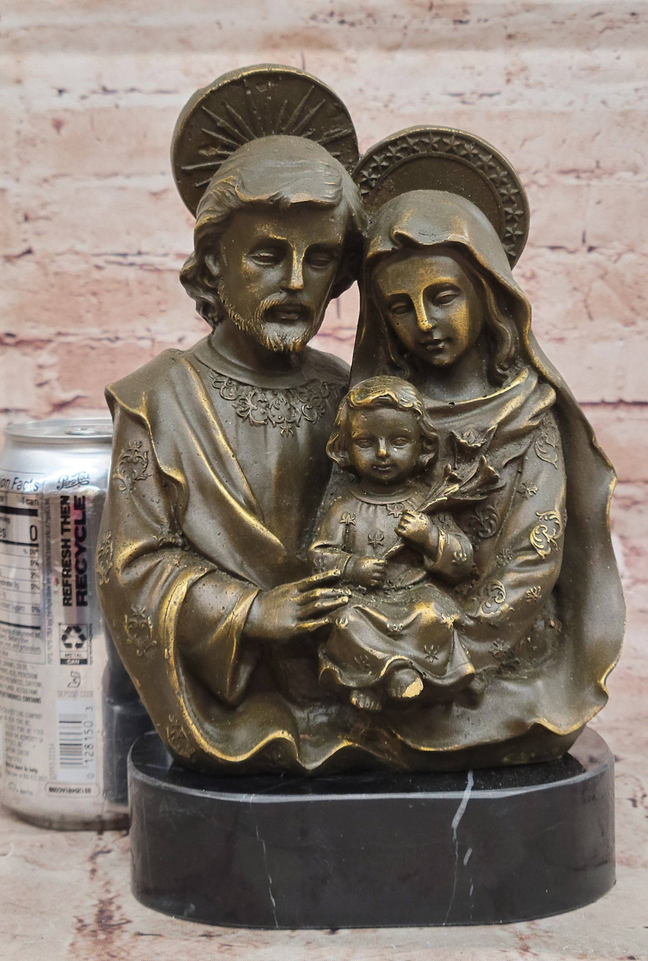 Bronzhaus - Wholesale Sculpture - Holy Family Bronze Statue – Jesus, Mary & Joseph Sculpture1