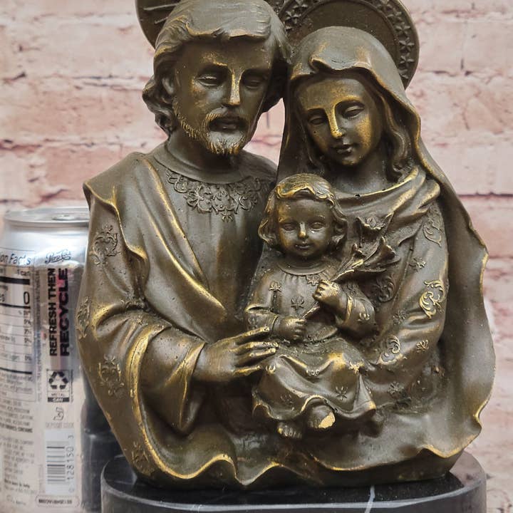 Bronzhaus - Wholesale Sculpture - Holy Family Bronze Statue – Jesus, Mary & Joseph Sculpture1