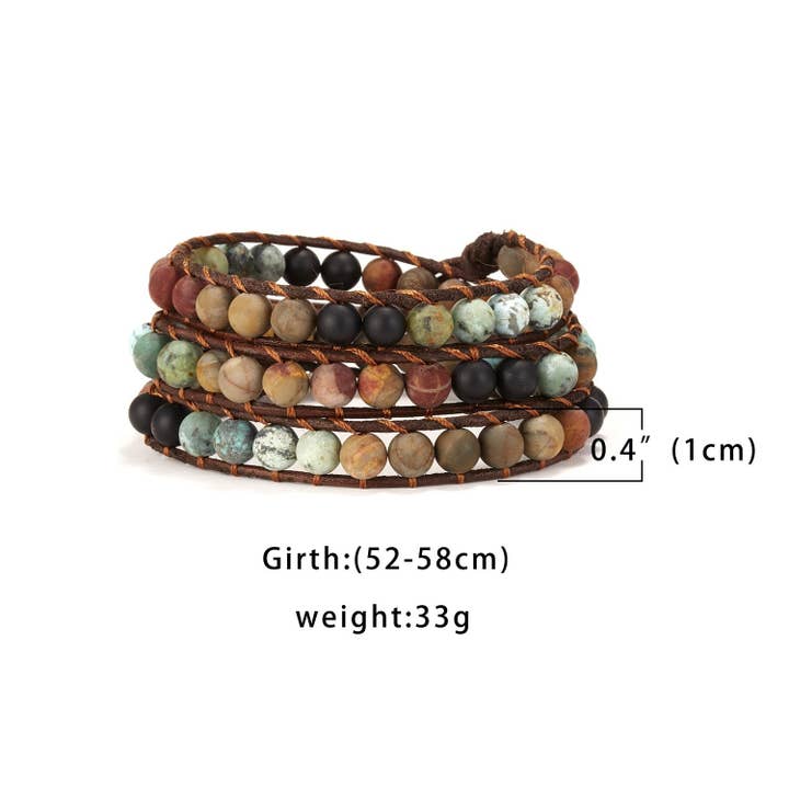 Mio Queena - Vente Bracelet de perles - Bracelet en perles fait main Bracelet en pierre naturelle7