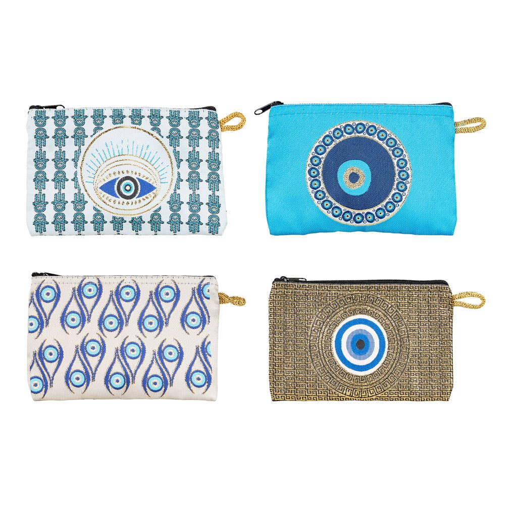 Benjamin International - Wholesale Coin Purse - Women's - ASSORTED EVIL EYE COIN PURSES1