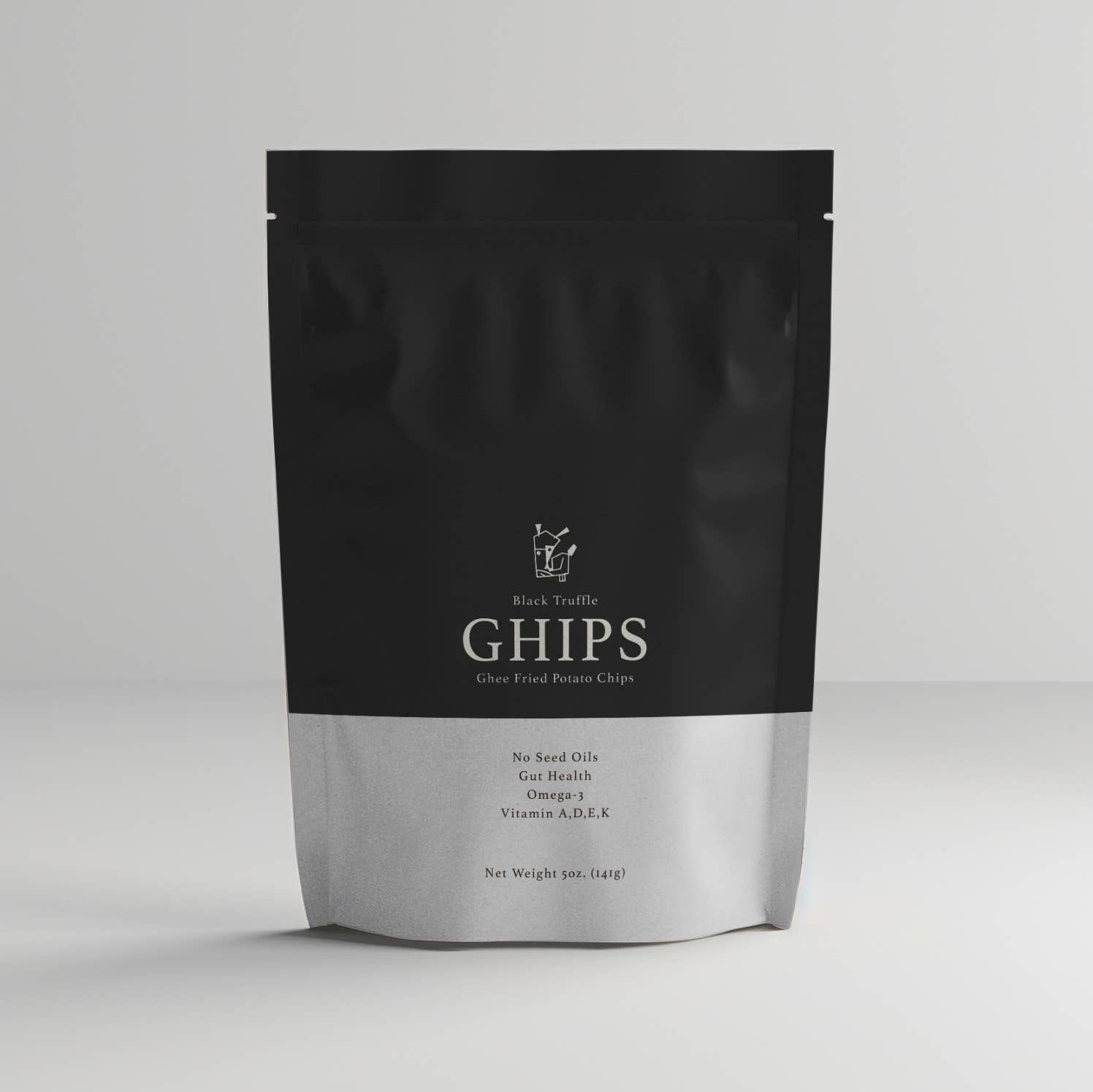 Ghips - Wholesale Chips - GHIPS - Ghee Potato Chips - Black Truffle - 12 Pack