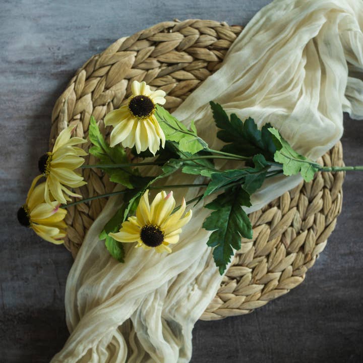 25,5" GUL SORTØJET SUSAN SPRAY for engroshandel hos Ragon House