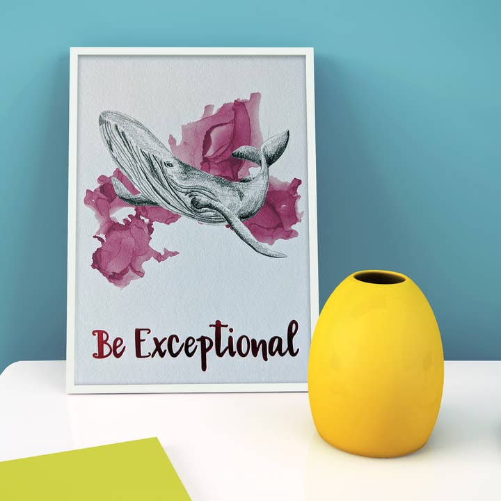 whale nursery wall art | whale wall decor nursery | animal for wholesale by Smiles By Megan | Zatetic Studios, LLC