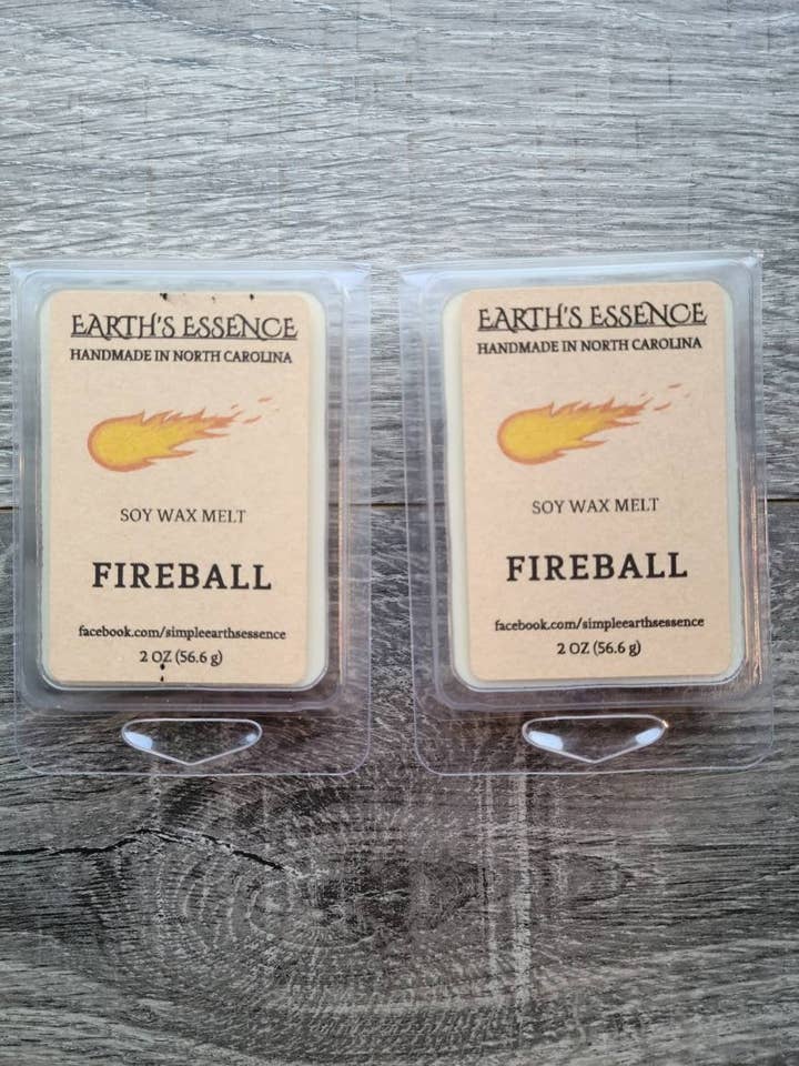 Feuerball 2 oz Sojawachs-Schmelztablette für den Großhandel von Earth's Essence