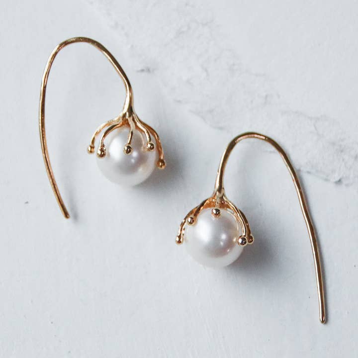 Brincos Pérola da Vinha por atacado de Bespoke Bridal