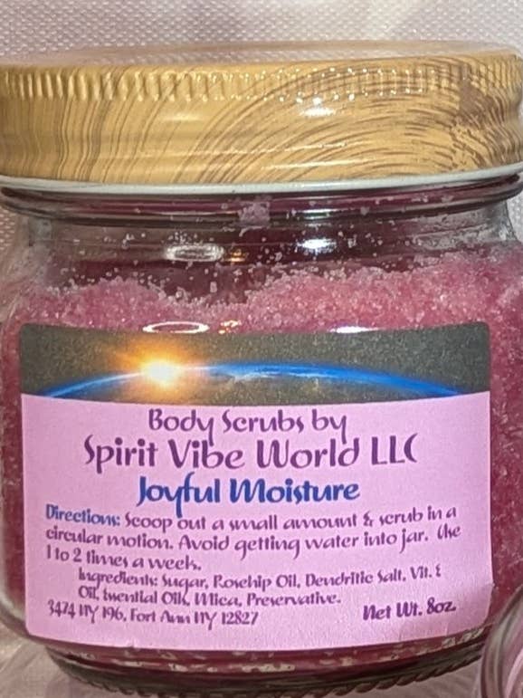 Joyful Moisture Body Scrub for wholesale by Spirit Vibe World LLC