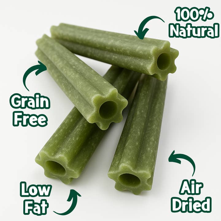 PARK LiFE - Wholesale Pet bone/rawhide – Dog - PARK LiFE Brushies Apple & Mint Flavour 80g
2