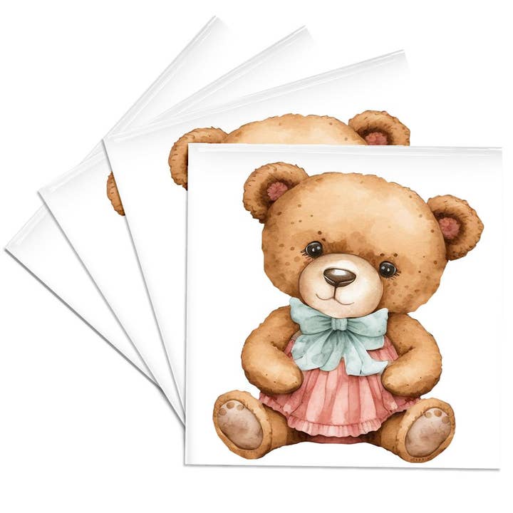 3dRose, Cute Tedy Bear In A Dress With A Bow Illustration, Coaster and other Purchase Wholesale birre tedesche. Free Returns & Net 60 Terms on Faire trending on Faire.