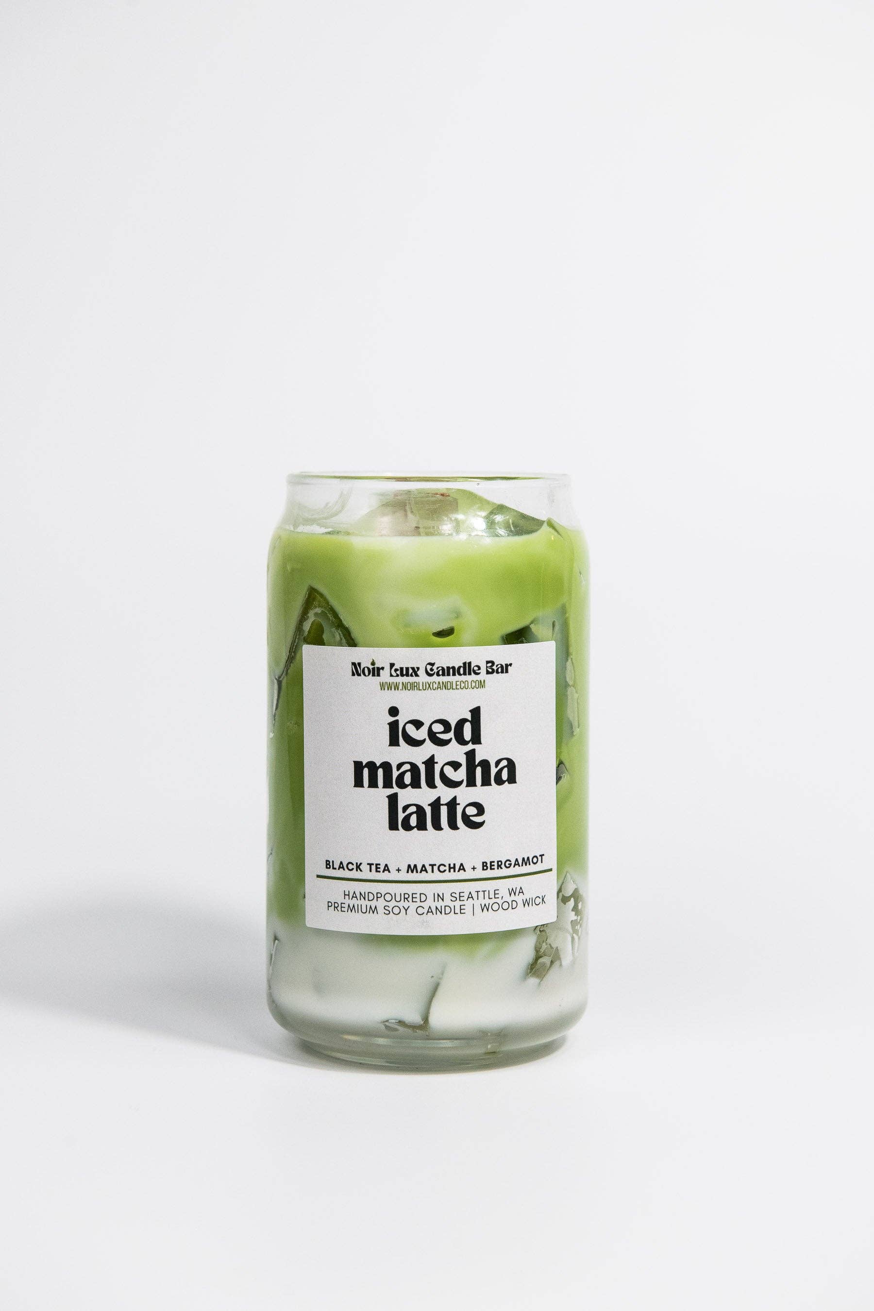Noir Lux Candle Co - Wholesale Pot/gevulde kaars - Matcha Latte met ijs2