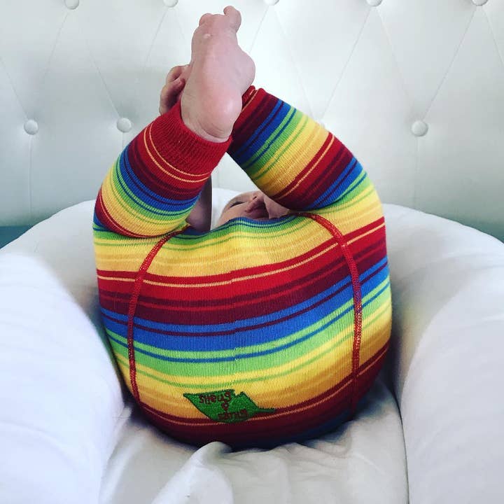 Slugs & Snails - Wholesale Panty's - Kinderen - Rainbow panty zonder voeten