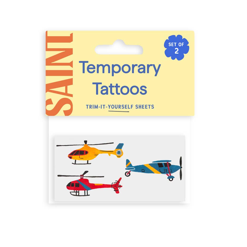 Saint Tattoos – wholesale Tillfällig tatuering - Barn – Helikopterflyg tillfälliga tatueringar0