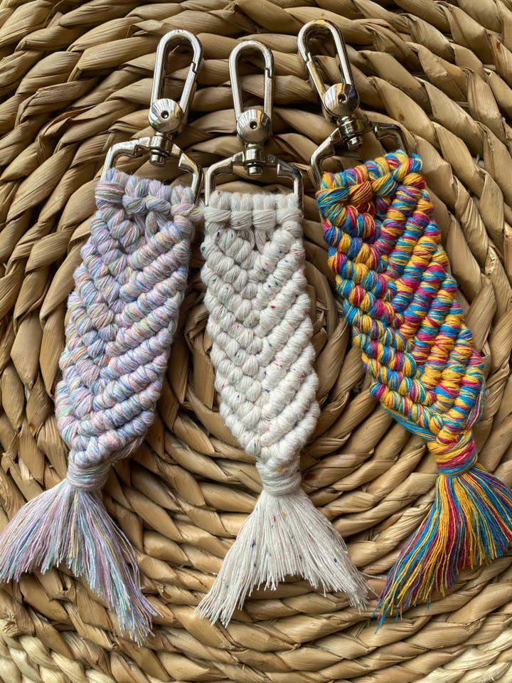 Mermaid Tail Keychain for wholesale by Macra-Made With Love