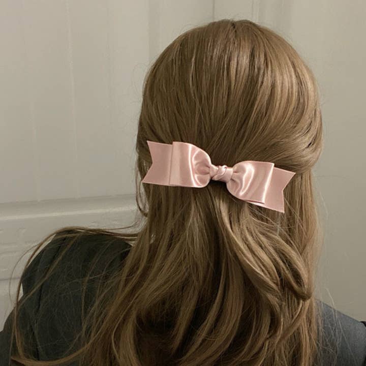 XO Fashion - Wholesale Hair Clip - Women's - HC3006 Elegant French Half-tie Hair Clip Bow shape 1/unit2
