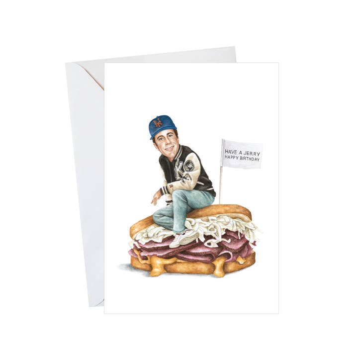 Menschions - Wholesale Birthday Card - Jerry Seinfeld Birthday