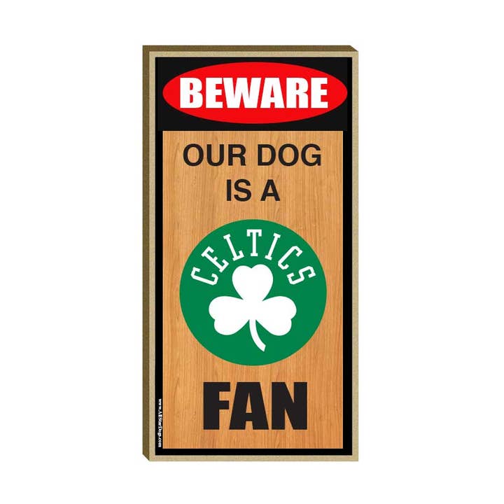 Boston Celtics - Wood Sign for wholesale by All Star Dogs