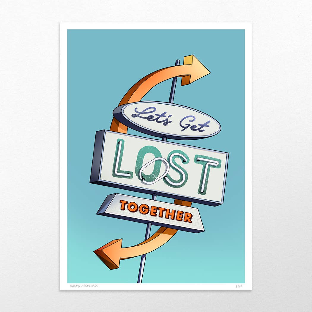 Useless Treasures - Wholesale Art Print - Lost  | Fine Art Print5