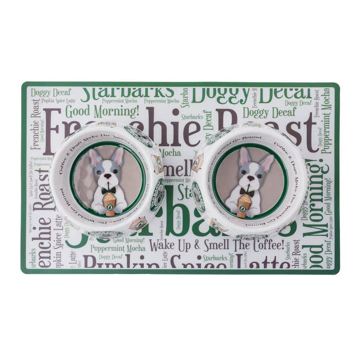 Haute Diggity Dog - Wholesale Pet food mat – Dog - Starbarks Placemat Dog Mat2