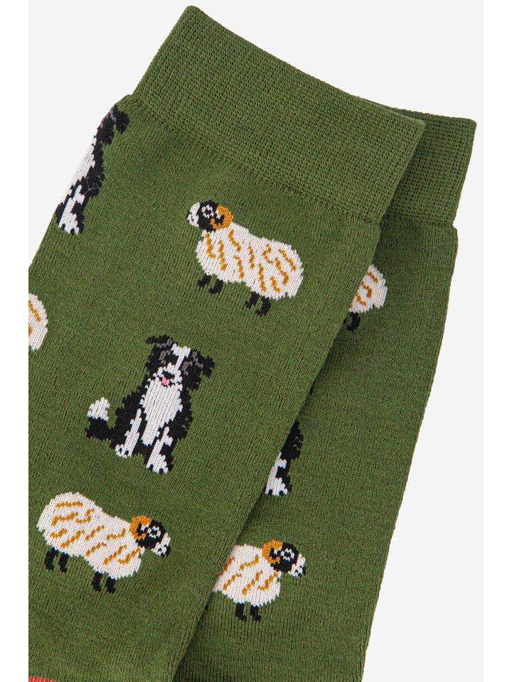 Sock Talk - Wholesale Socks - Men's - Men's Border Collie Sheepdog Trials Bamboo Socks1