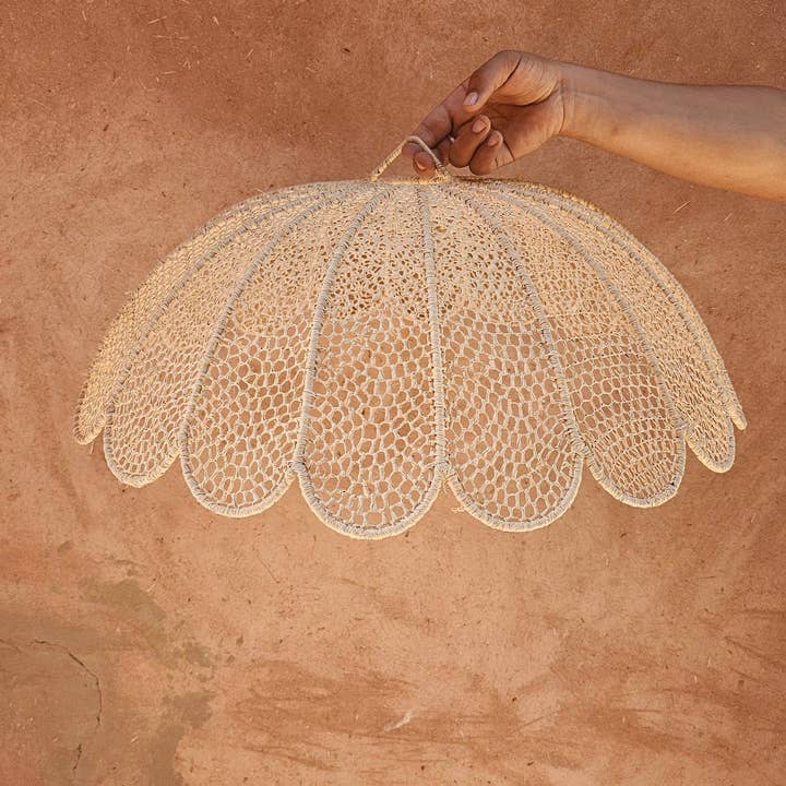 martitec - Wholesale Chandelier/Hanging Light - Handmade Raffia Pendant Light – Natural Hanging Lampshade8