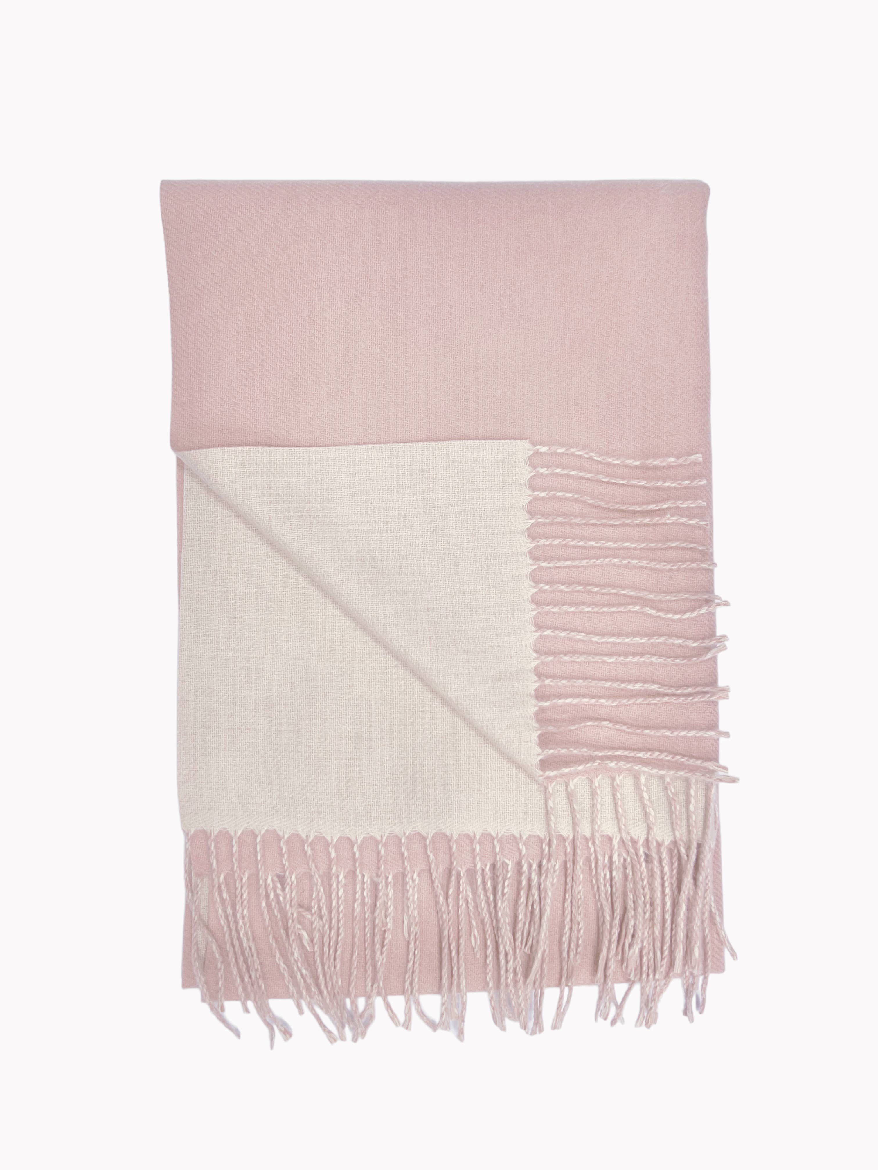 London Scarves - Vente Écharpe – femme - Écharpe réversible unie bicolore en mélange cachemire19