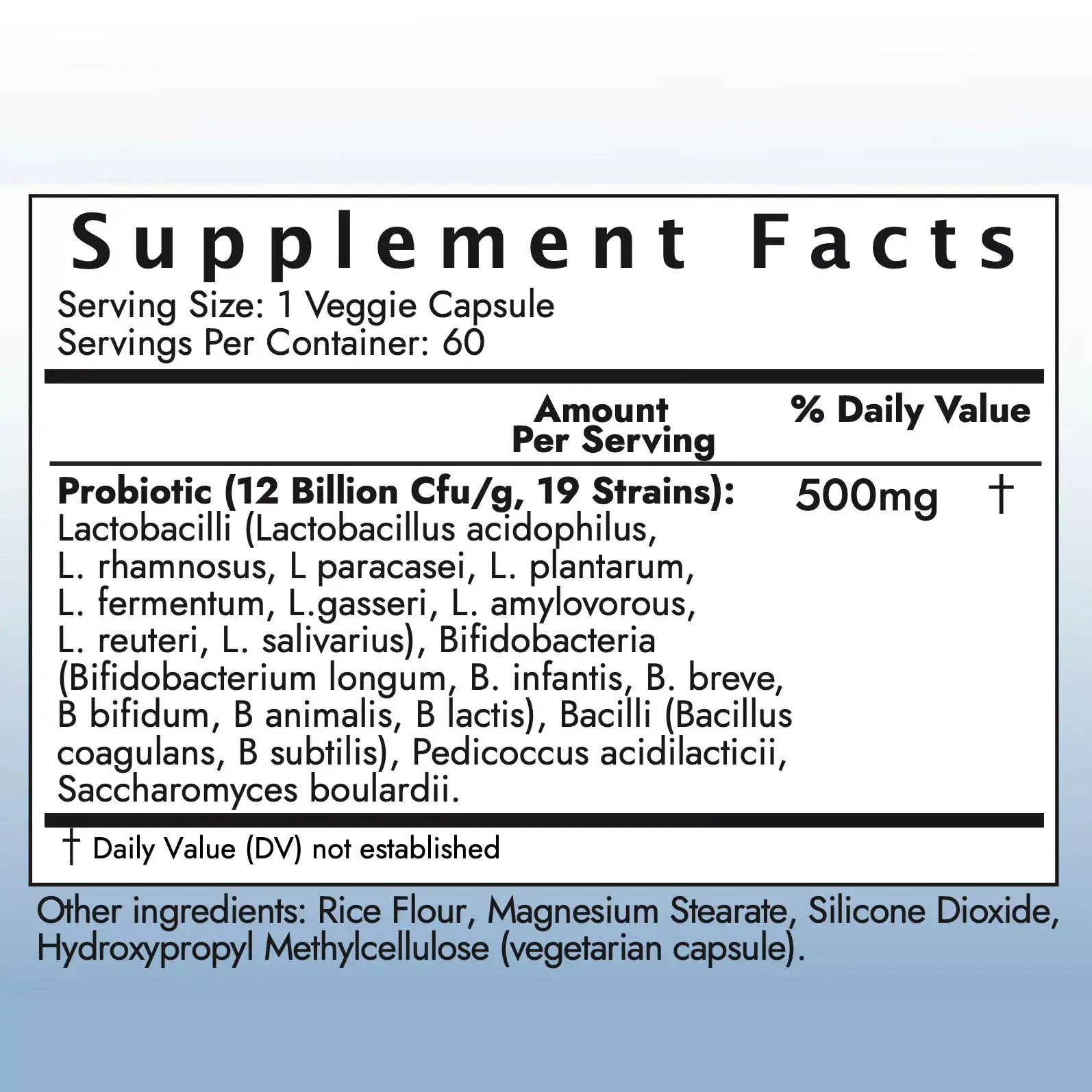 We Do Private Label – Großhandel Nahrungsergänzungsmittel/Vitamin zum Einnehmen – Probiotika-Kapseln [ohne Etikett]2