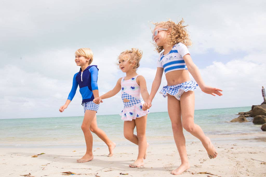 Blueberry Bay - Wholesale One Piece Swimsuit - Kids - Blue Pearl Cottage One Piece7