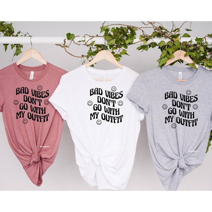 Bad Vibes Tee for wholesale by Kiddin Around