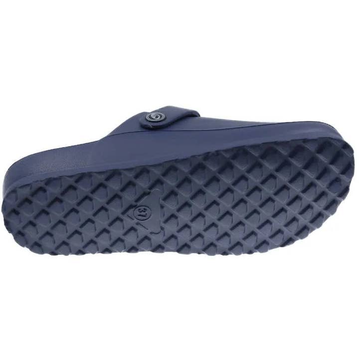 BeShoes Distribuição – wholesale Träskor – dam – Kvinnors komfortstrumpor blå Beppi-2200891