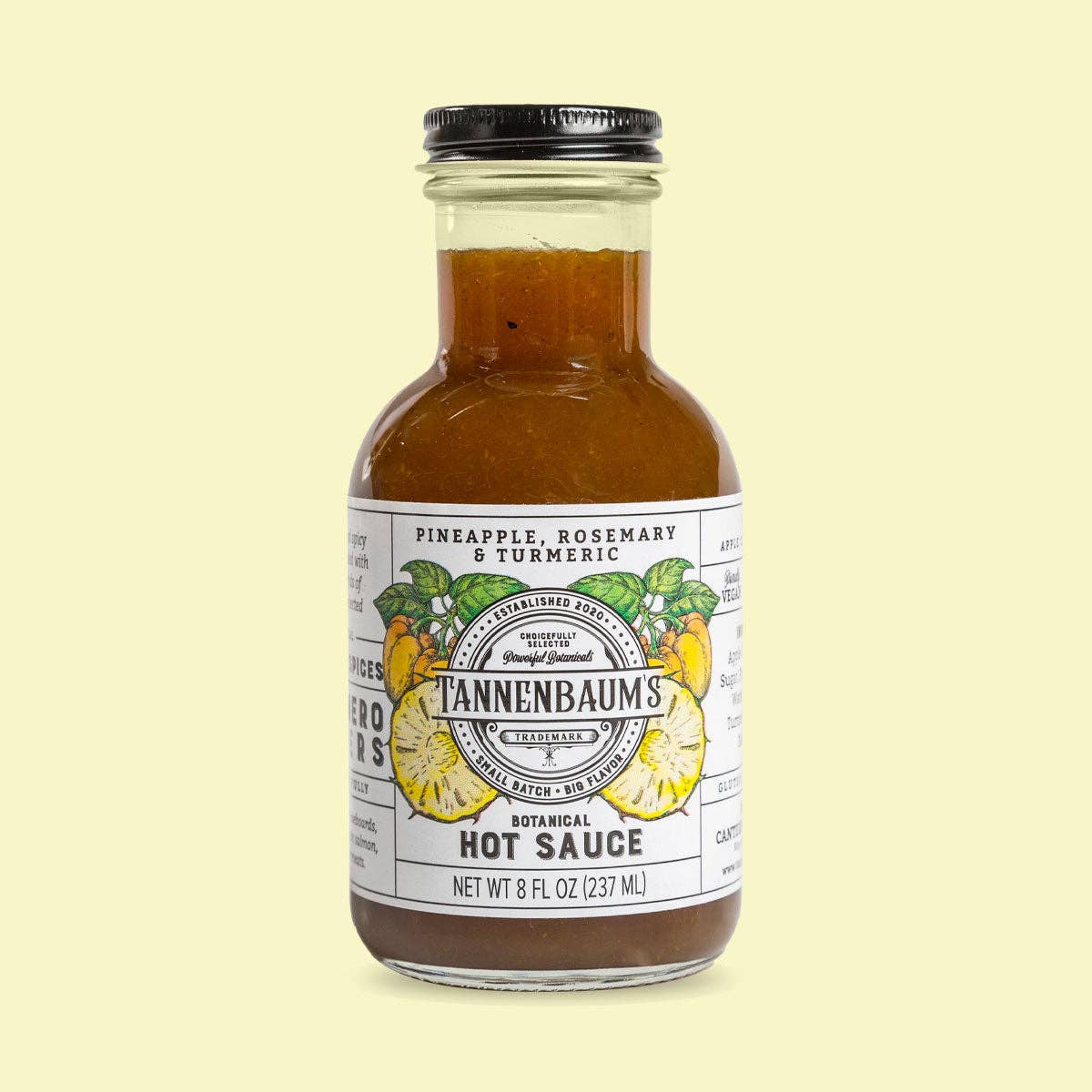 Tannenbaum Foods - Wholesale Pikante saus - Botanische hete saus van ananas, rozemarijn en kurkuma
