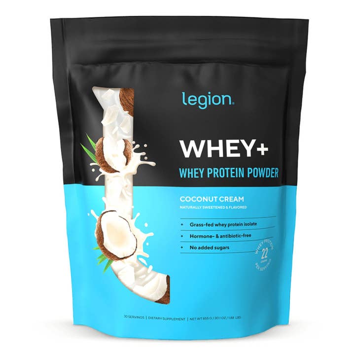Legion Athletics, Inc. – wholesale Protein/superfood powder – Legion Whey+ Natural Whey Protein Powder - Coconut Cream