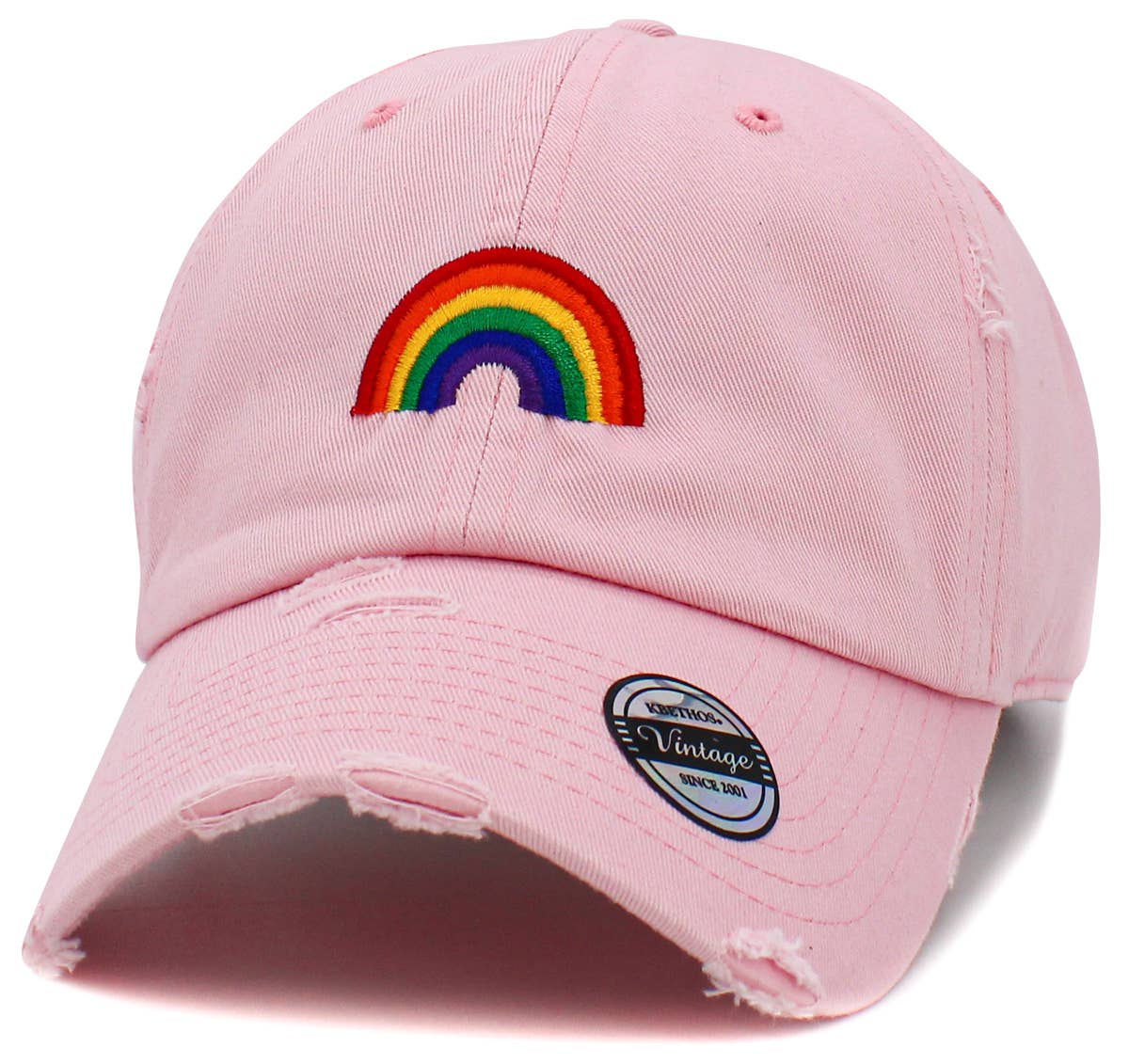KBETHOS - Wholesale Baseball Cap - Unisex - Pride Rainbow Vintage Dad Hat8