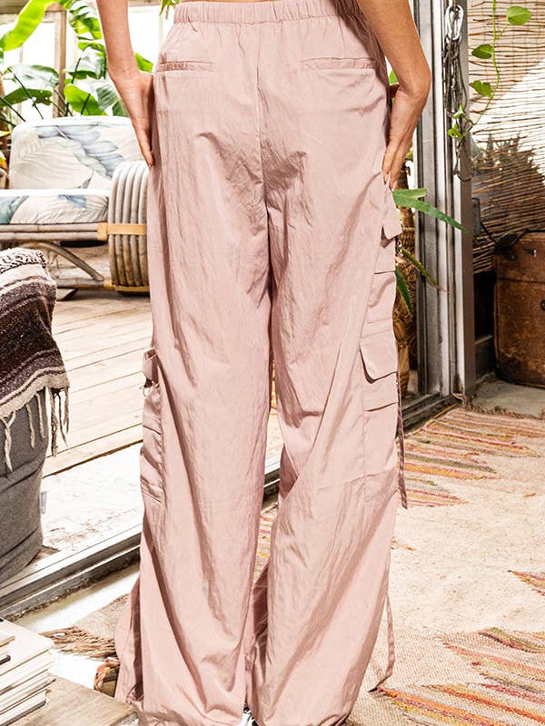 BUCKETLIST – wholesale Pants – Women's – IP5295 Solid Jogger Cargo Pants22