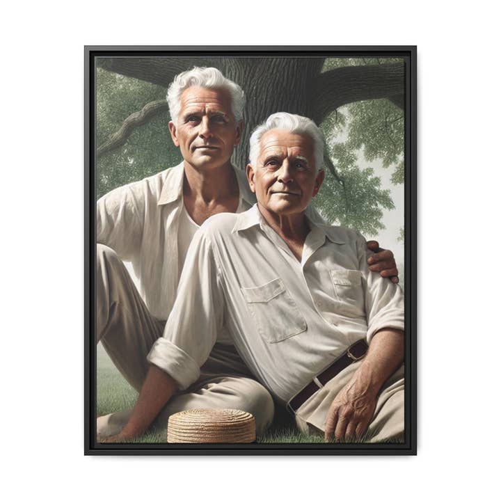 Walt & Pete - Wholesale Painting/Drawing - Missing Art Studies - Grant 0566