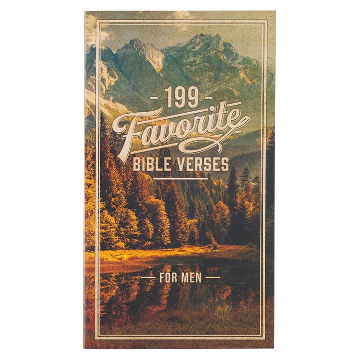 199 Favorite Bible Verses for Men Softcover for wholesale by Christian Art Gifts