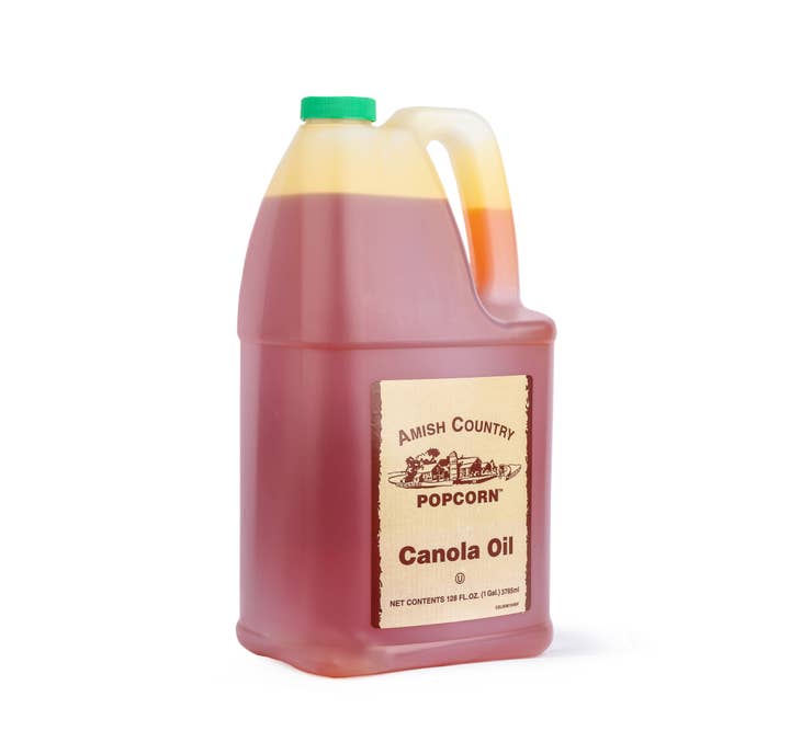 Amish Country Popcorn - Wholesale Cooking Oil - Gallon Jug of Buttery Canola Oil