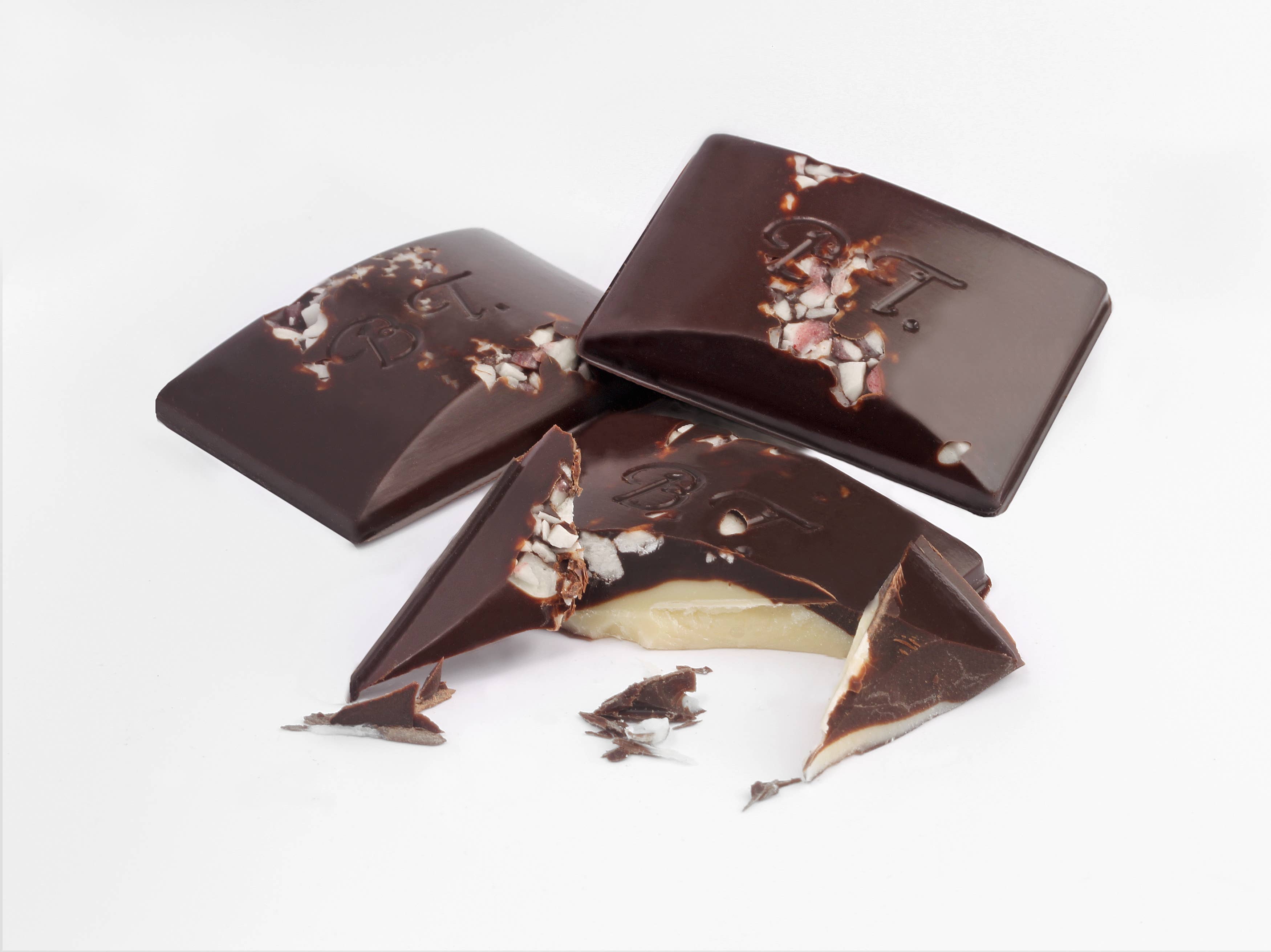 Annie B's - Wholesale Chocolate Covered Sweets - Peppermint Crunch Chocolate Bites - 90pc. Gravity Feed Box2