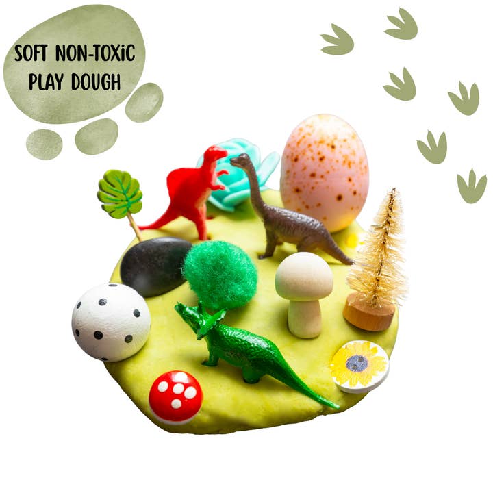 Kid To Kid Corner - Wholesale Putty/Slime - Kids - Dinosaur Play Dough Kit, Playdough Sensory Kit, Sensory Play2